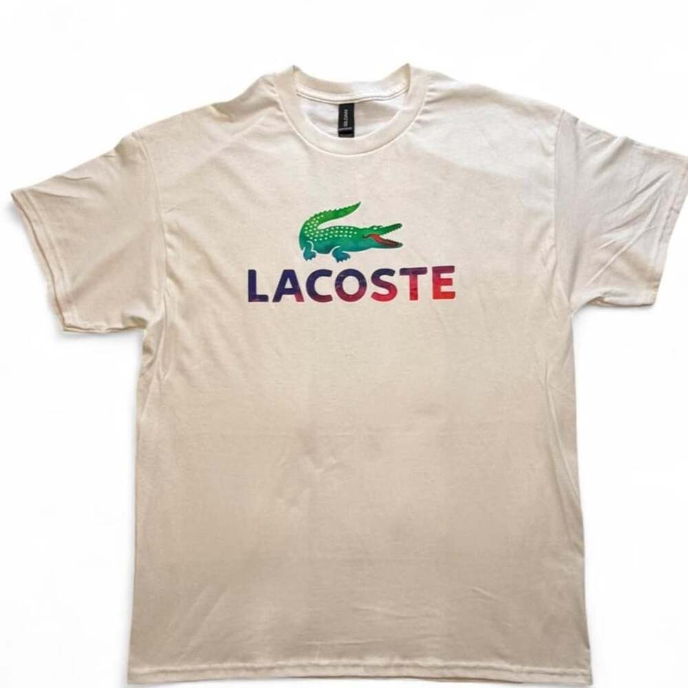 Lacoste Graphic Crocodile Logo Heavyweight T-Shirt